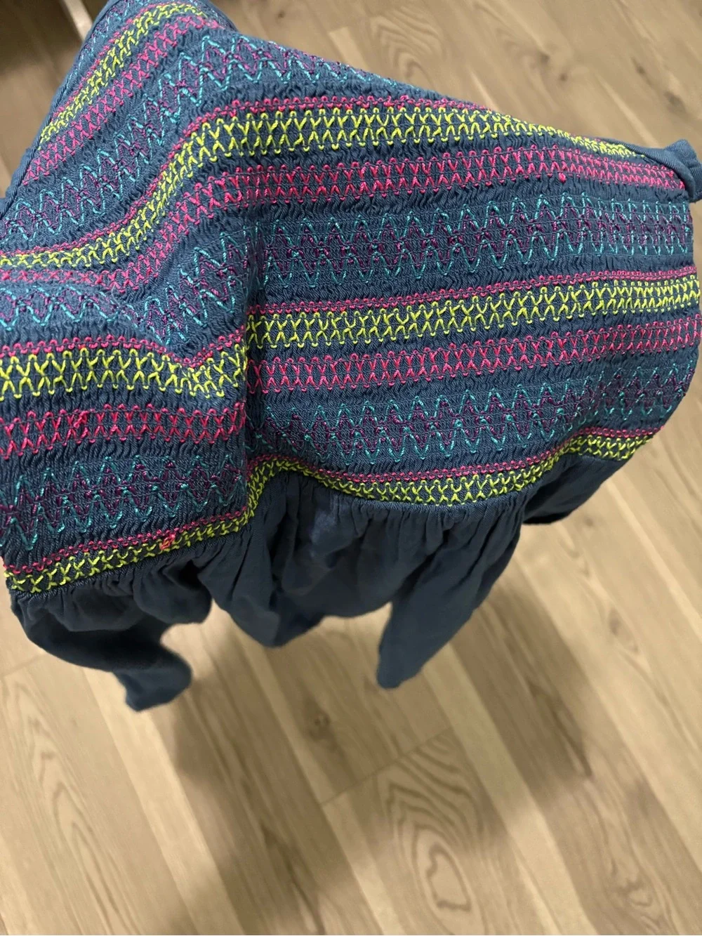 Lands End Girls Smocked Dress Size 12